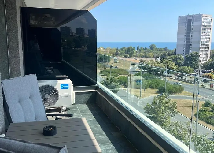 Briz Sea View With Free Parking Apartament Varna